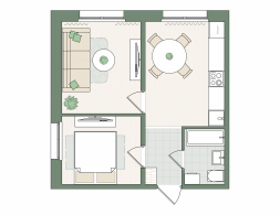 3-комнатная, 39.7 м²